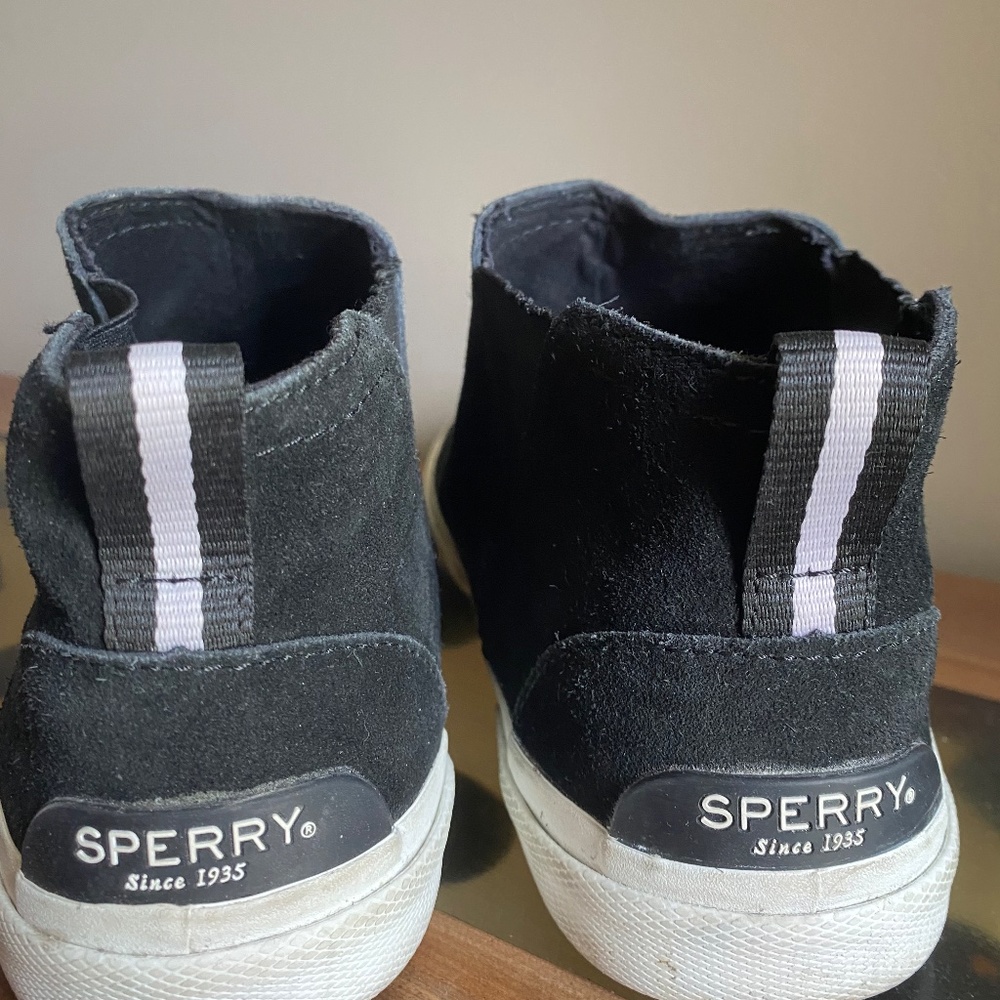 Sperry Top Sider women's black slip on bootie size 7.5 - Picture 8 of 12